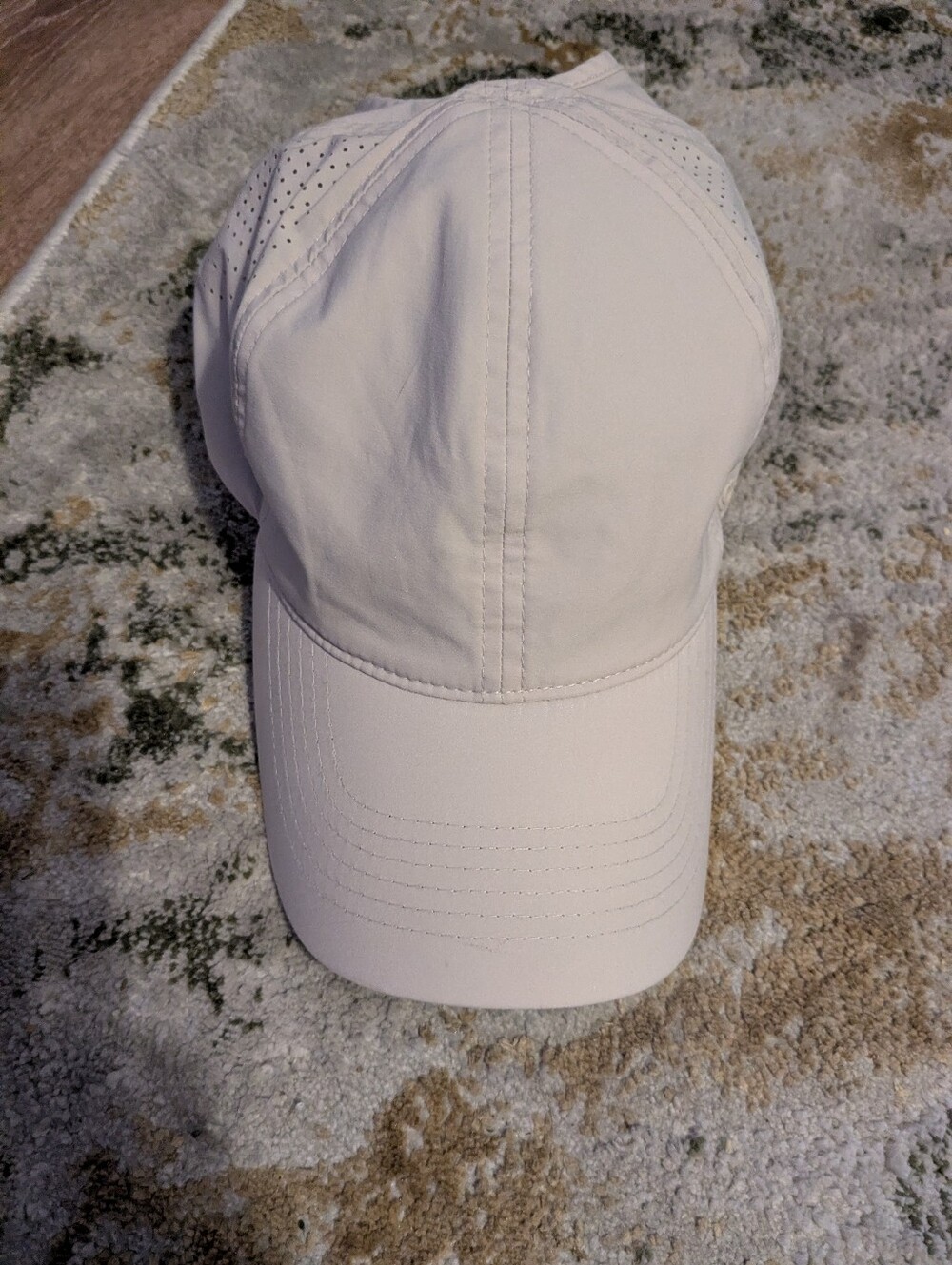 Light Beige Women's Ponyflo Baseball Cap - Minimal Everyday Hat